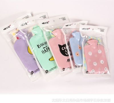 可愛(ài)與溫暖的雙重奏 韓版卡通毛絨暖水袋全解析